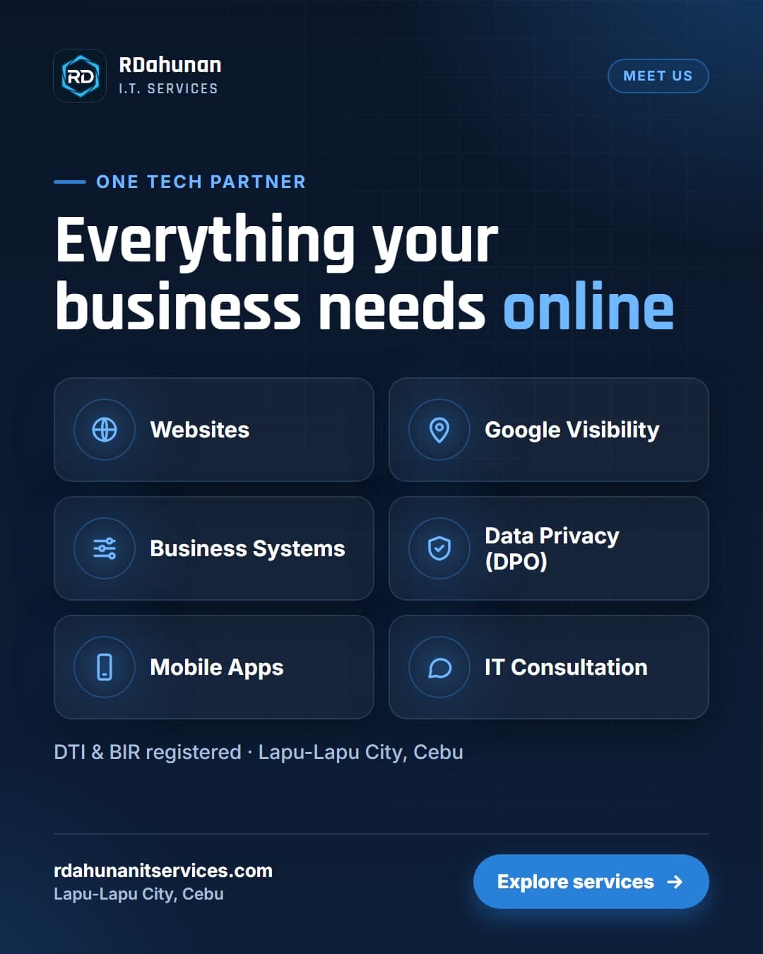 Meet RDahunan I.T. Services: Your Practical Tech Partner in Cebu