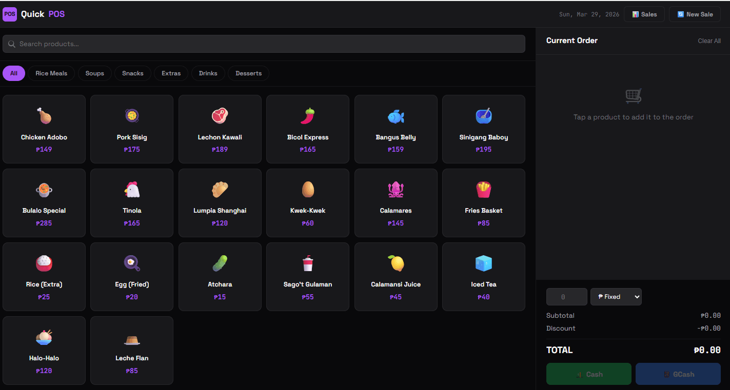 Point of Sale (POS) Preview