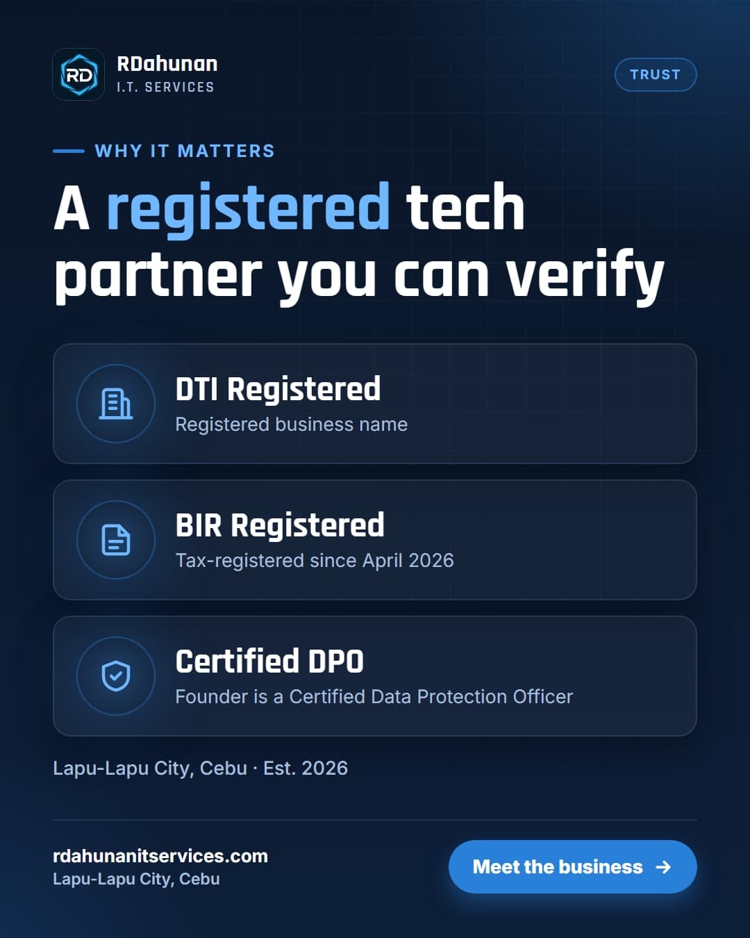 Why Work With a Registered IT Provider