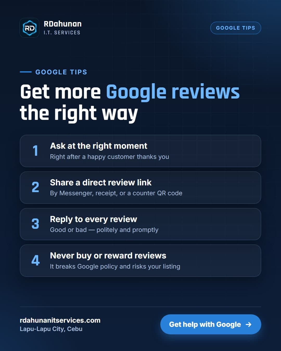 How to Get More Google Reviews the Right Way