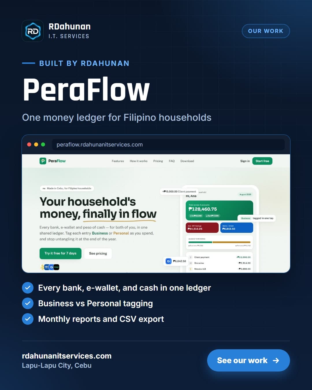 Built by RDahunan: PeraFlow Shared Money App