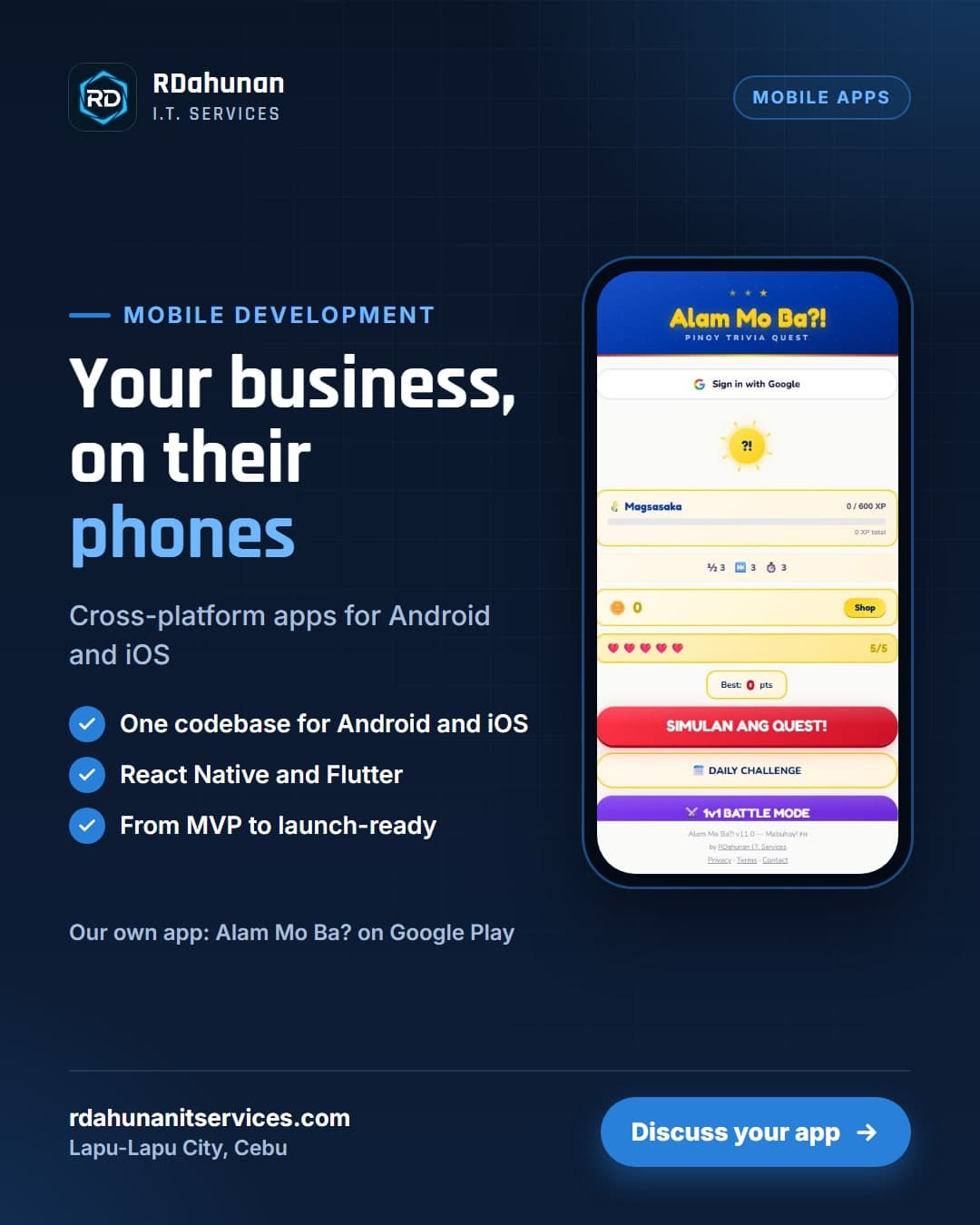 Mobile Apps for Your Business on Android and iOS