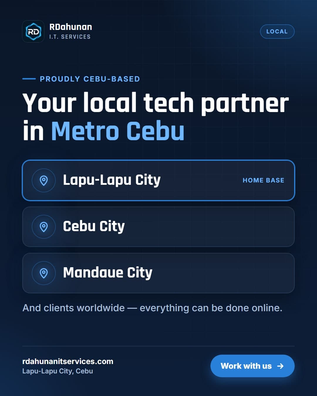 Web Design and IT Services in Lapu-Lapu, Cebu City, and Mandaue