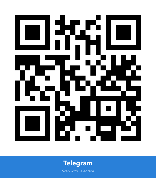 Scan to chat on Telegram