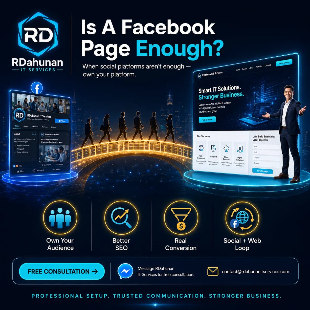 How to Migrate From a Facebook Page to a Real Website Without Losing Customers