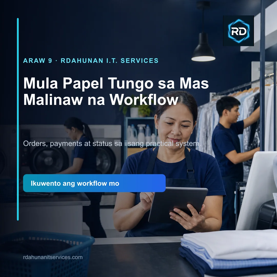 Scenario: Mas Maayos na Order Tracking