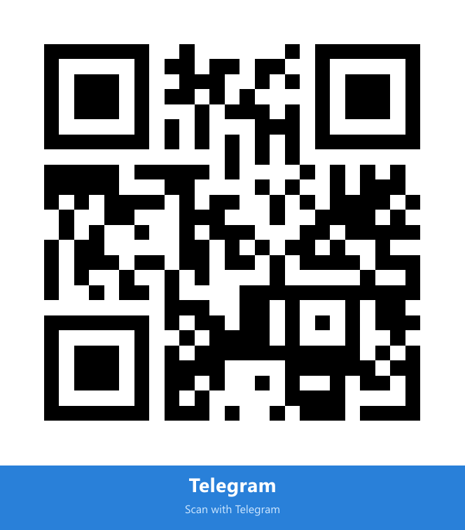 Scan to chat on Telegram